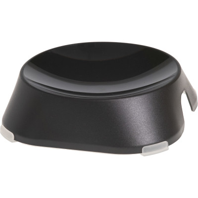 Посуда для кошек Fiboo Flat Bowl миска с антискользящими накладками черная (FIB0091) Винница - изображение 1