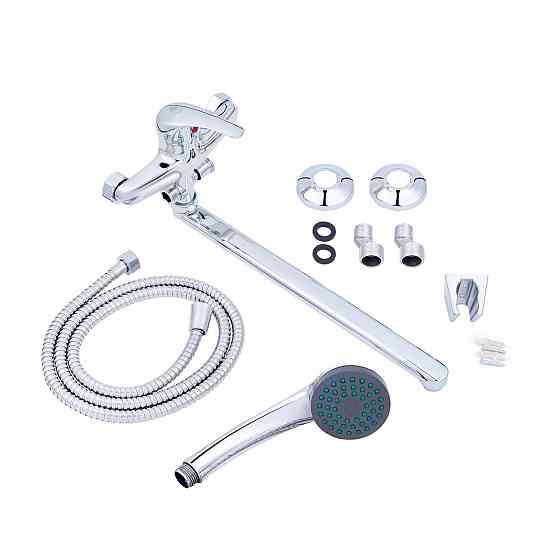 Змішувач для ванни Agua Leon - C070 з душовим гарнітуром, хром Київ