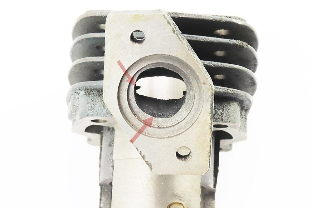 УЦІНКА ЯПОНІЯ Циліндр к-кт (цпг) Honda PAL 50cc-41мм (палець 10мм) (дефекти лиття, див. фото) Киев - изображение 3
