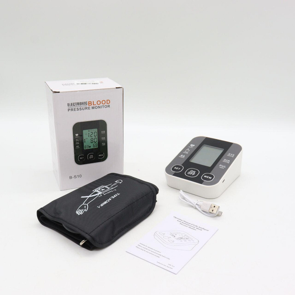 Автоматический цифровой тонометр с дисплеем, от батареек и USB, BR-510 / Аппарат для измерения давления Киев - изображение 10