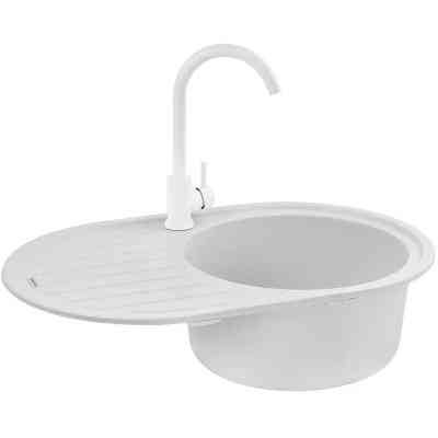 Мойка кухонная Kroner KompositGRA-7750 (CV027419) Винница