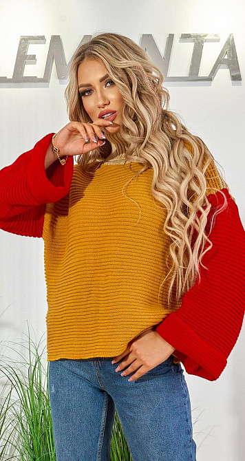 Светр грубого в'язання (42-48) Київ - фото 2