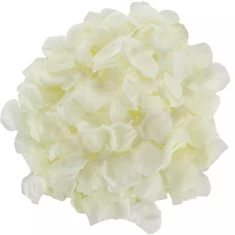 Штучні пелюстки троянд 200 штук 45 на 45 мм бежевий Київ - фото 1