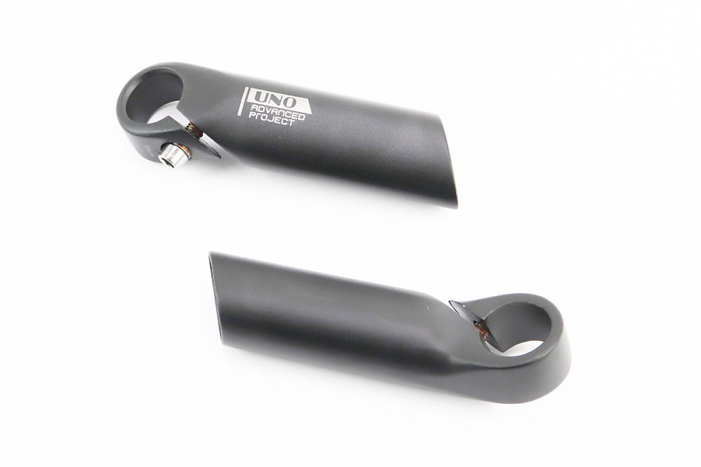 Ріжки керма 22,2x110мм алюмінієві, чорні BE-301 Київ - фото 1