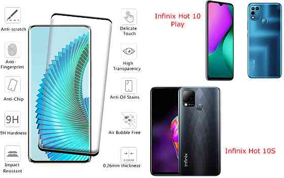 Захисне скло HyperGlass Pro для Infinix Hot 10 Play, Hot 10S – максимальна чутливість та захист Київ