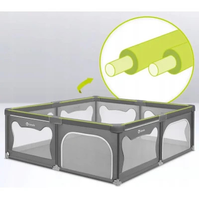 Детский манеж Lionelo Willow XL Grey Concrete (LO-WILLOW XL GREY CONCRETE) Винница - изображение 8