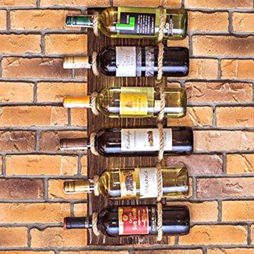 Настінна винна полиця "Нагато 6" кориця Миколаїв - фото 1