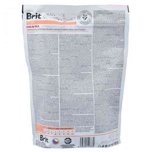 Корм сухий Brit Grain Free VetDiet Cat Renal для котів з захворюванням нирок з яйцем та горохом 400 г Київ