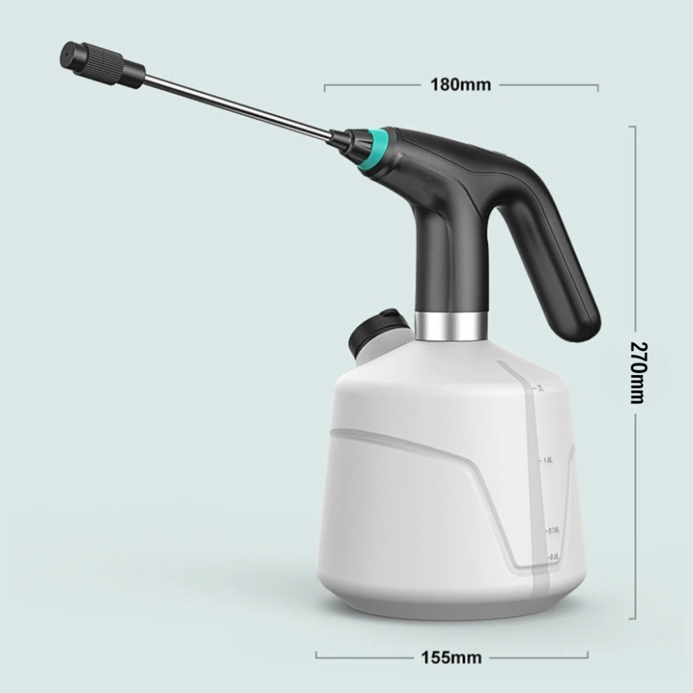 Ручний обприскувач для саду та городу акумуляторний портативний садовий, пластиковий, білий на 2 літри з подовжувачем Кам'янець-Подільський - фото 7