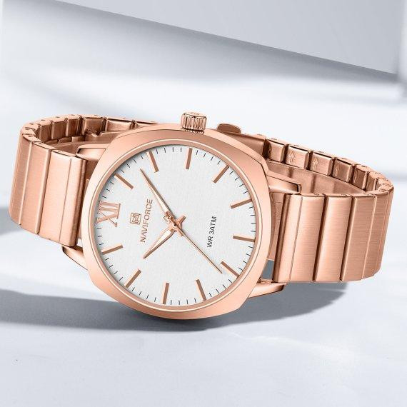 Женские наручные часы Naviforce Rome (Розовое золото) Винница - изображение 5