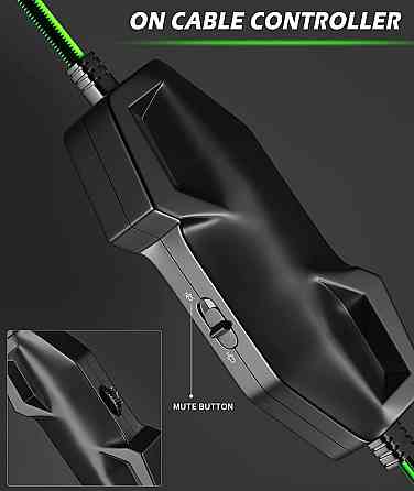 Игровые наушники с RGB  подсветкой. Киев