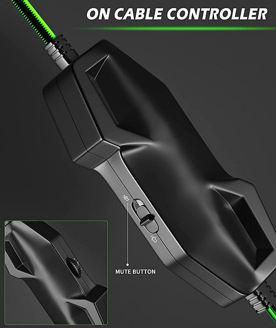 Игровые наушники с RGB  подсветкой. Киев - изображение 3