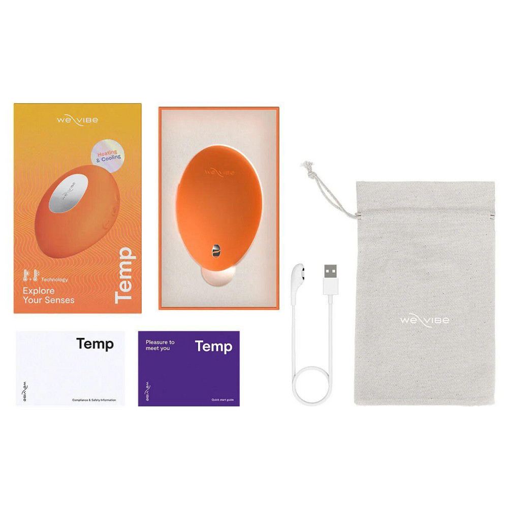 Вібратор We-Vibe Temp Tangerine Sex Aura Київ - фото 10