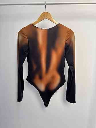 Женский привлекательный боди с пикантным принтом плотный микродайвинг Одесса