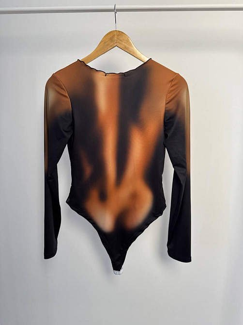 Женский привлекательный боди с пикантным принтом плотный микродайвинг Одесса - изображение 4