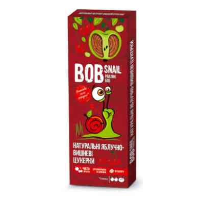Цукерка Bob Snail Равлик Боб Яблучно-Вишня 30 г (4820162520286) Вінниця
