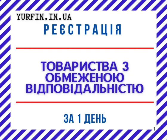 Реєстрація Товариства з Обмеженою Відповідальністю з Пдв, єдиним налогом (недорого) Дніпро