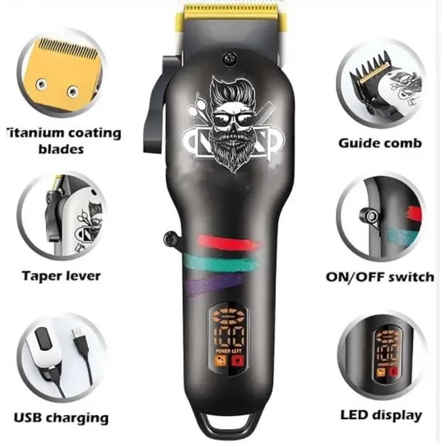 Профессиональная машинка для стрижки волос триммер XRPO V-971 Коломыя - изображение 2