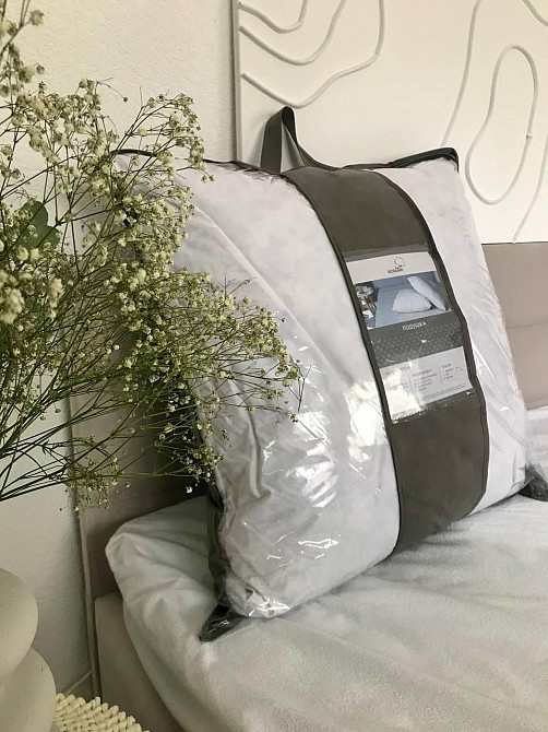 Ecotton Подушка Ecotton 70х70 см пухово-перова 30% біла White Коломия - фото 6