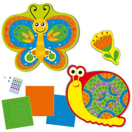 Набір для творчості "Чарівні комашки" VT4511-23 з м'якою мозаїкою та стразами Вінниця