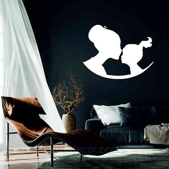 Декоративное настенное Панно «Мать и дитя», Декор на стену 90*68 см, Белый Киев