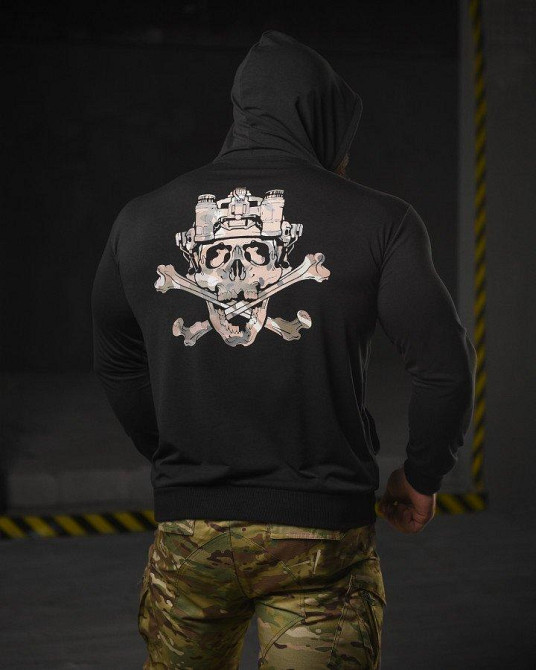 Худі maklin череп black НП4954 Одеса - фото 1