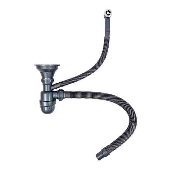 Сифон одинарний для гранітних мийок VALESO (арт. 505) Коломыя