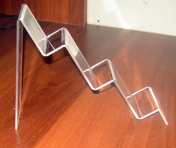 Подставка EKOSTAR для портмоне трехярусная из оргстекла Київ - фото 4