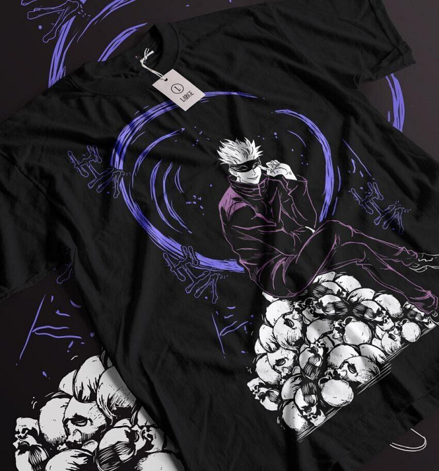 Футболка з аніме принтом Вбивця демонів оверсайз (S/M/L) Чорний AnimeJ0910 Дніпро - фото 1