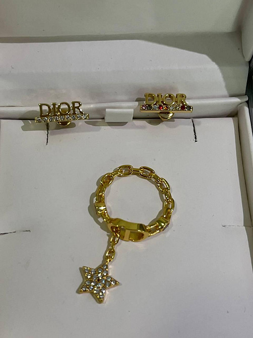 Діор  сережки / Dior Одеса - фото 1