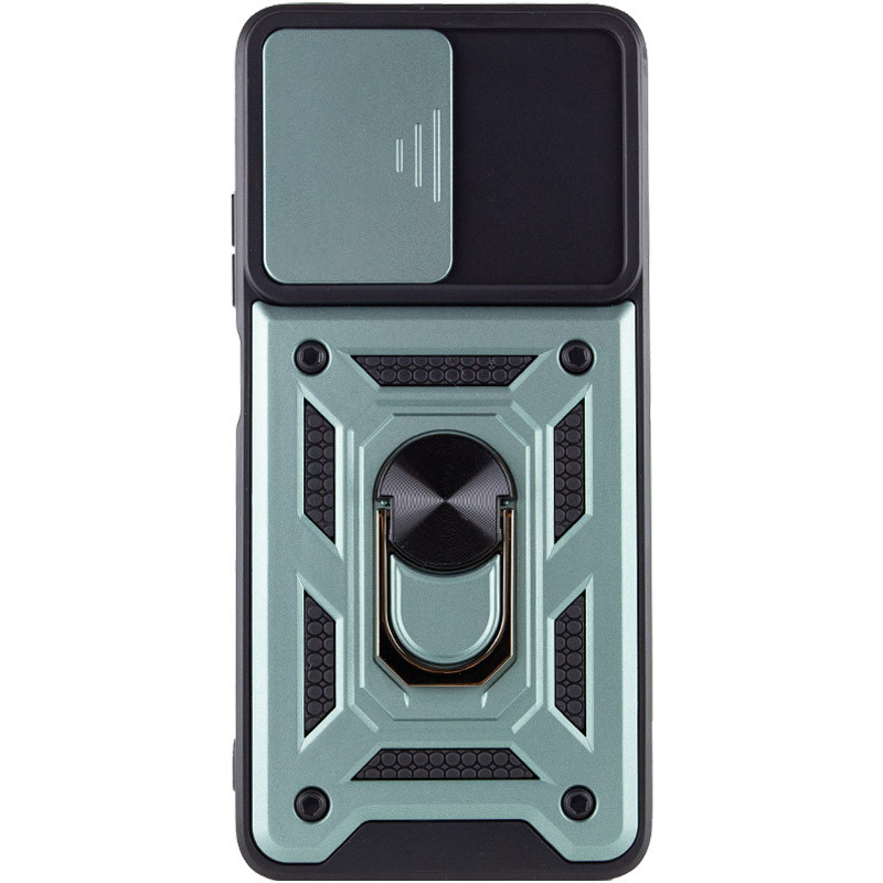 Samsung A17 A176 Чохол протиударний Шторка+кільце (зелений) Одеса - фото 3