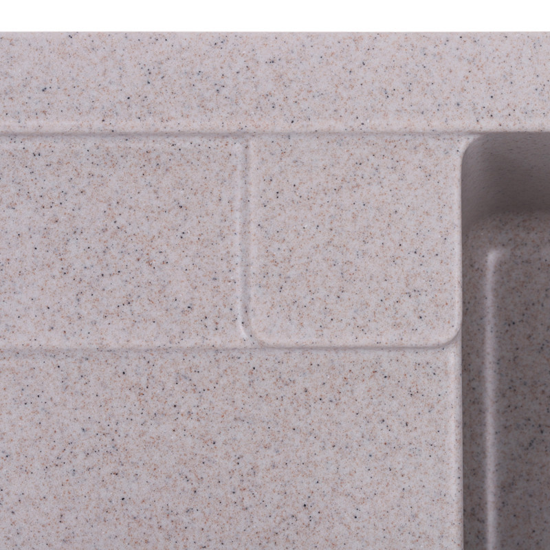 Мийка кухонна Zerix ZS-6550S-07 Мармурова (ZX4542) Київ - фото 2