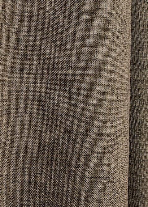 Комплект готових штор VR-Textil Льон ALORA-TON № 1873ш Какао 150х290см 2 шт (33-0836) Київ - фото 8