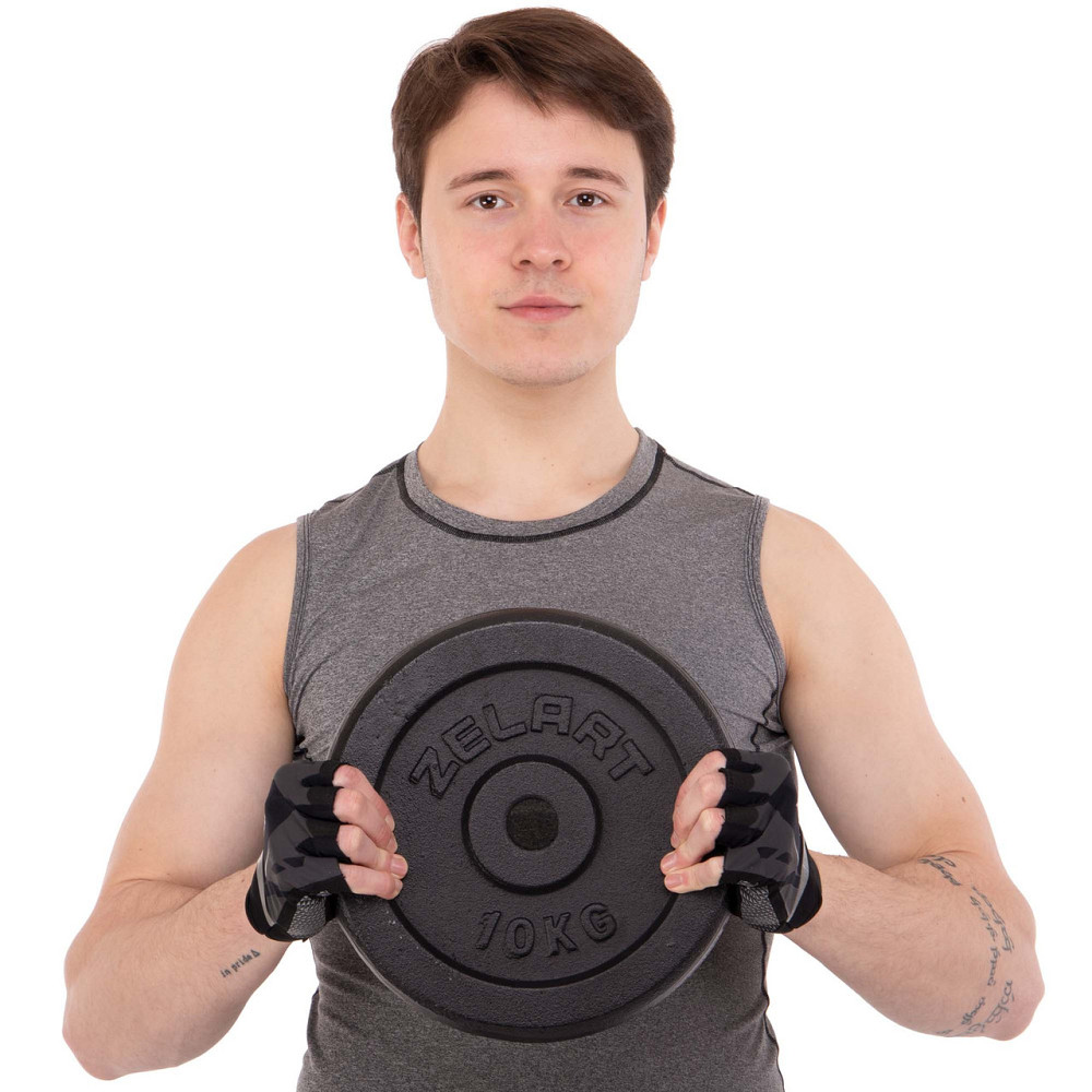 Диск сталевий 10 кг 30 мм Zelart-7785-10 Київ - фото 7