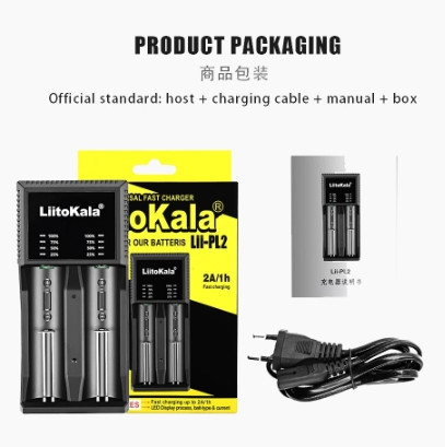 Зарядное устройство LiitoKala Lii-PL2 для АКБ (Li-ion LiFe+NiMH) 220В/12В (на 2 слота) Винница - изображение 5