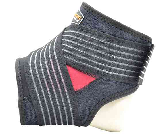 Бандаж на гомілкостоп Power System PS-6013 Neo Knee Support Black/Red (1шт.) XL Кам'янське