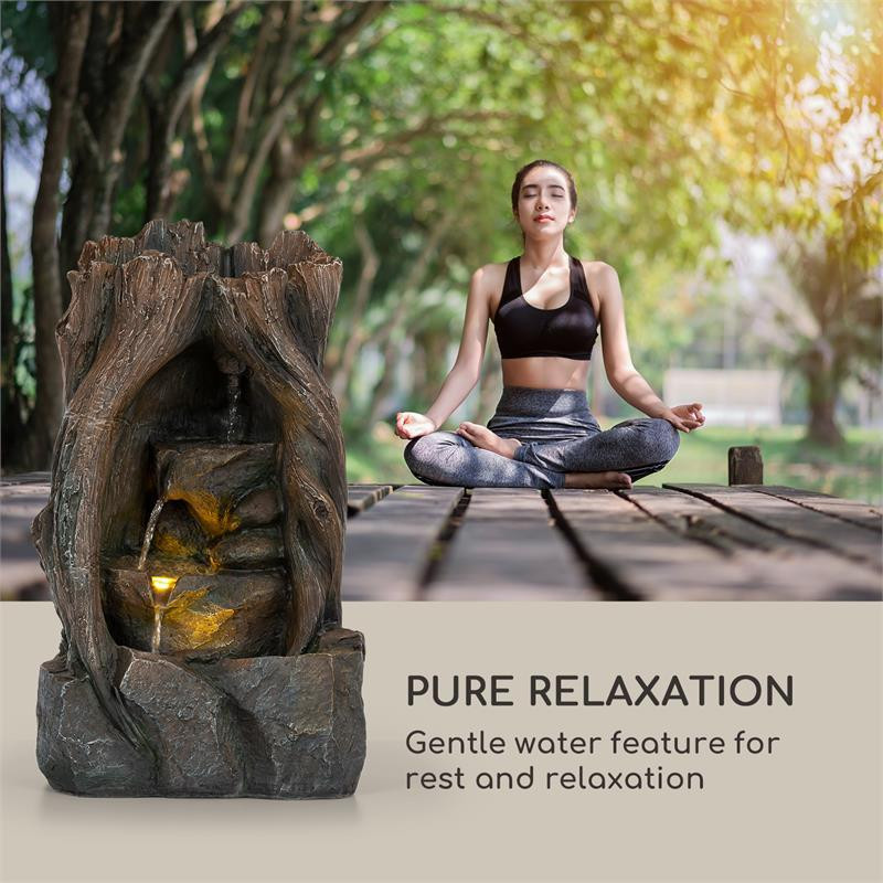 Сонячний фонтан Magic Tree 2,8 Вт, полірезин, батарея 5 год, світлодіоди імітація дерева (Німеччина, читати Рівне - фото 4