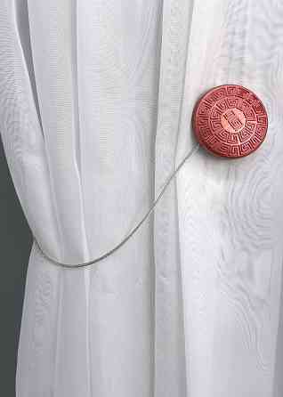 Магніти для штор і гардин Родос набір 2 шт Кораловий (81-126) Київ