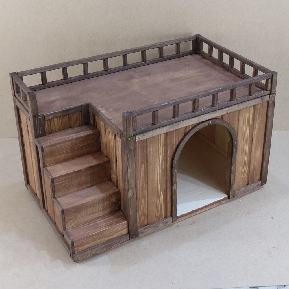 Будка для собаки "Галіко" капучино Миколаїв - фото 3