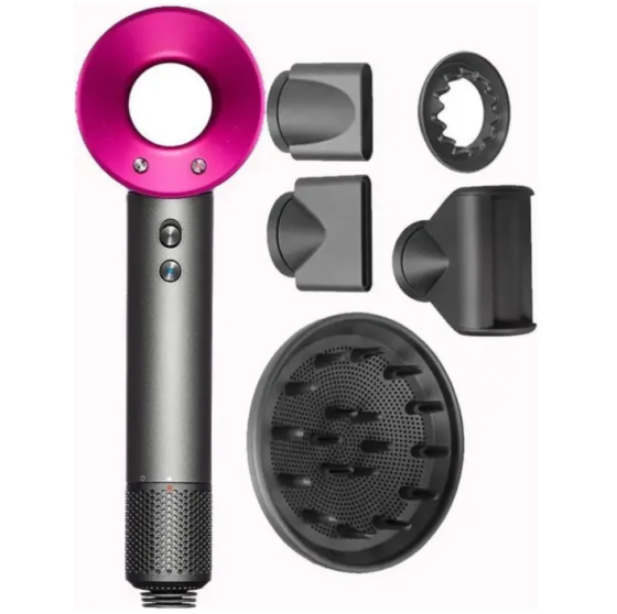 Фен-стайлер для волос 5в1 Super Hair Dryer D-1 с ионизацией, 1600 Вт, 5 насадок. Одесса