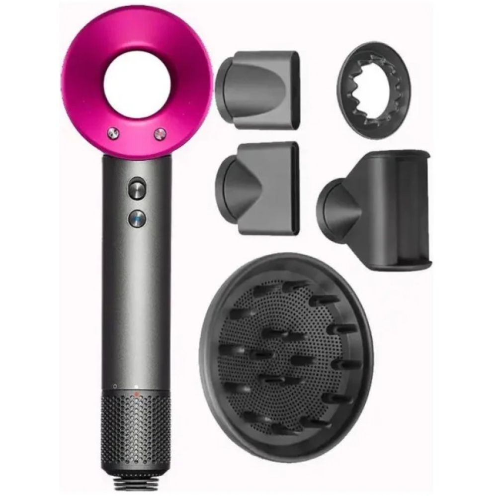 Фен-стайлер для волос 5в1 Super Hair Dryer D-1 с ионизацией, 1600 Вт, 5 насадок. Одесса - изображение 4