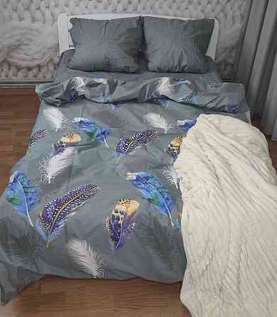 Ecotton Комплект постільної білизни Ecotton Євро 210х220 см Пір'я сірий (23934) Киев