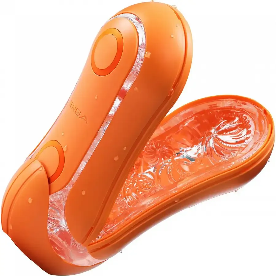 Мастурбатор Tenga Flip Orb — Sunset Orange, з можливістю зміни тиску та стимулювальними кульками всередині Львів - фото 3