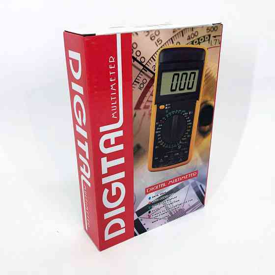 Тестер для электрика Digital Multimeter DT9205A, Мультиметр с подсветкой дисплея, CO-659 Мультиметр бытовой Киев