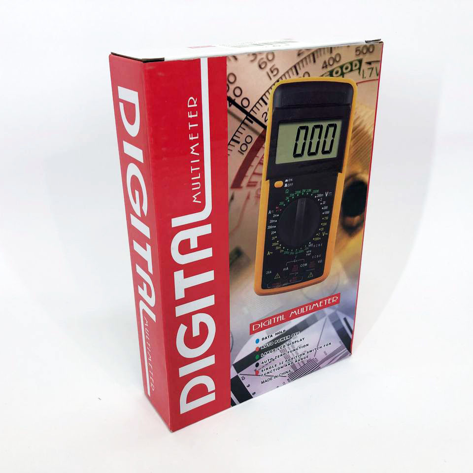 Тестер для электрика Digital Multimeter DT9205A, Мультиметр с подсветкой дисплея, CO-659 Мультиметр бытовой Киев - изображение 4