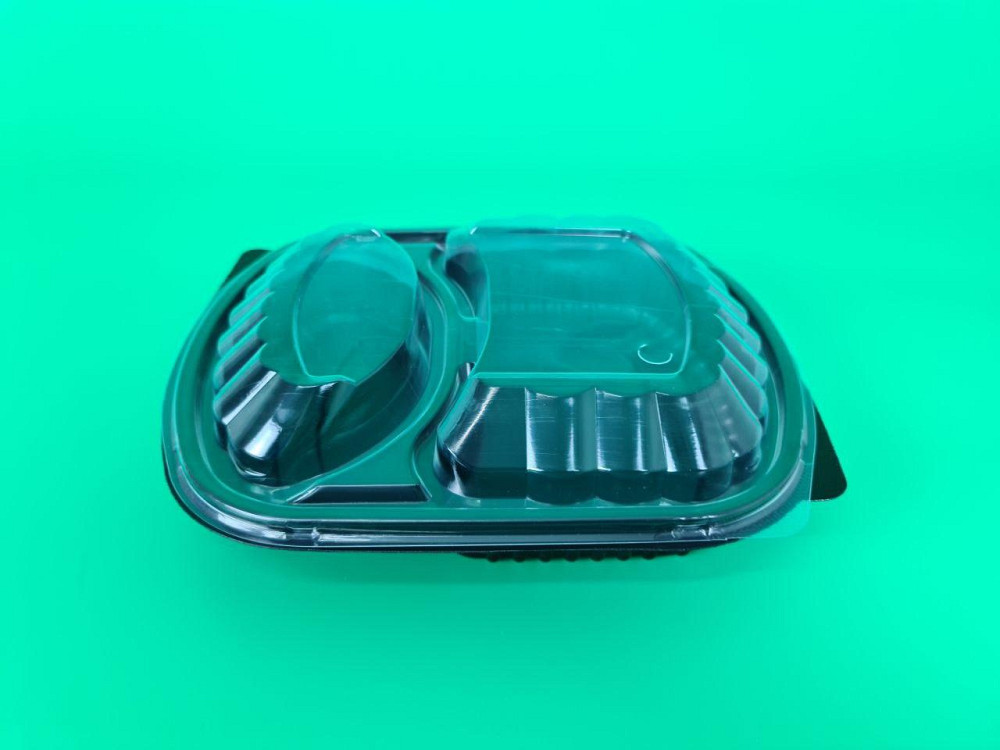 Контейнер PP T-2/H48 чорний з кришкою (50 шт.) Харків - фото 1