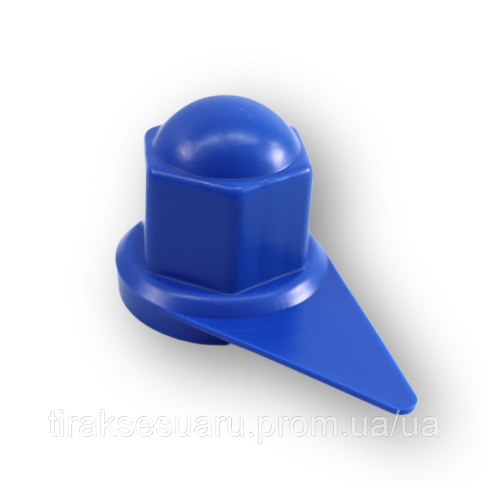 Ковпачок пластиковий на гайку 27 синій стрілка Ковпачок на гайку 27 синій стрілка Луцьк - фото 1