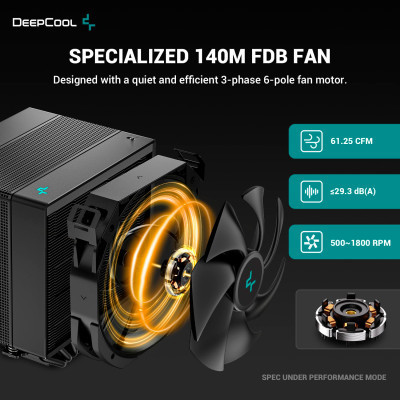 Кулер для процессора Deepcool Assassin 4S (R-ASN4S-BKGPMN-G) Винница - изображение 7