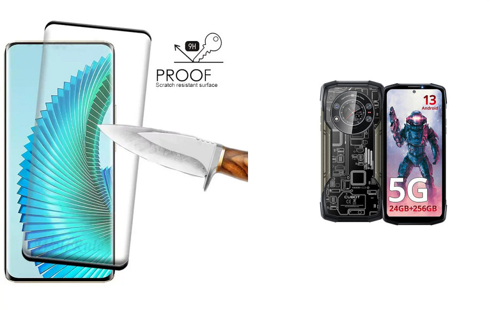 Защитное стекло HyperGlass Pro для Cubot KingKong Star 5G – максимальная чувствительность и защита Киев - изображение 1