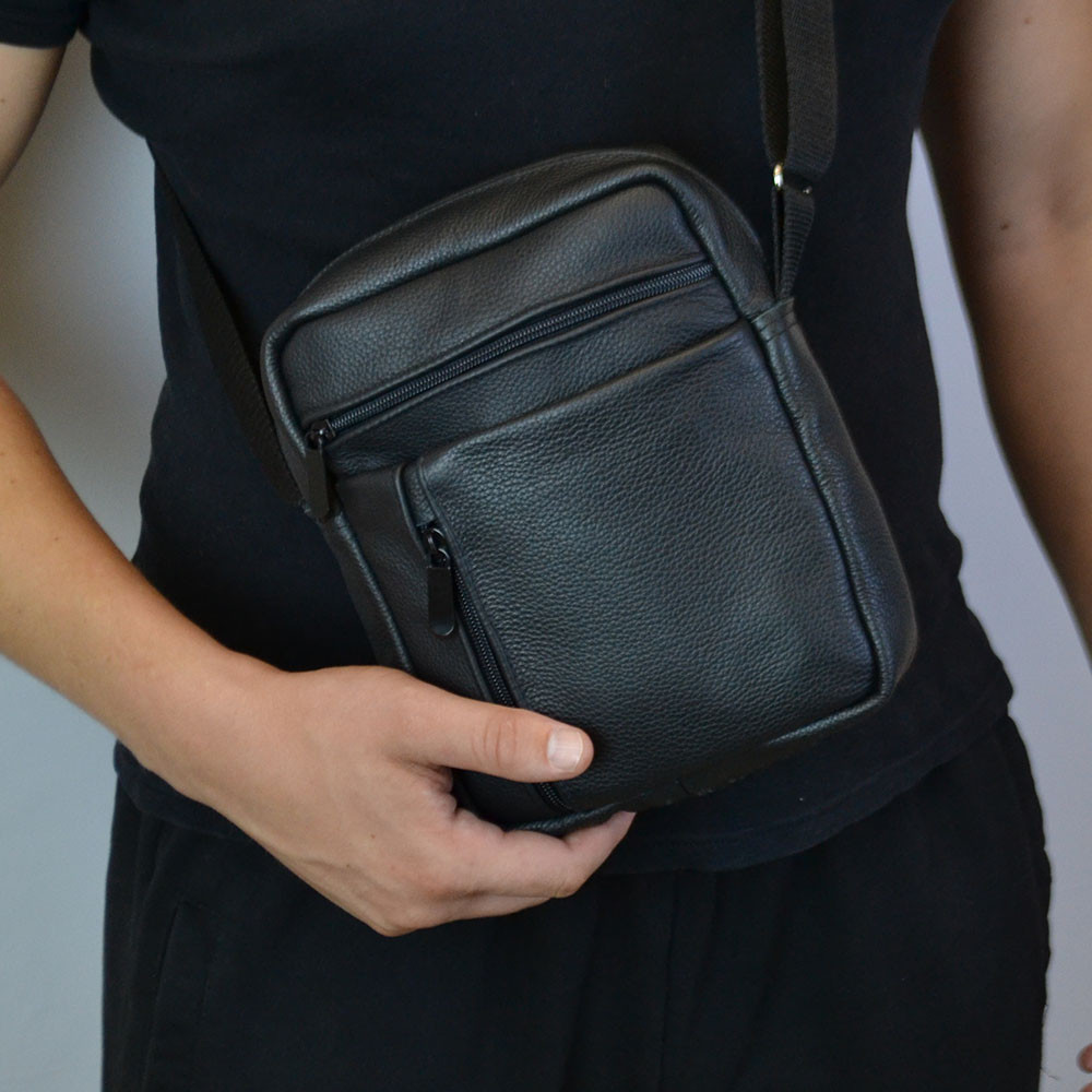Сумка для документів зручна, Сумка-месенджер для роботи, Ділова сумка месенджер, Шкіряний месенджер LK-39 Львів - фото 5
